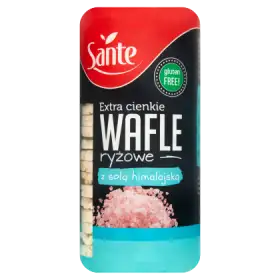 Sante Extra cienkie wafle ryżowe z solą himalajską 110 g