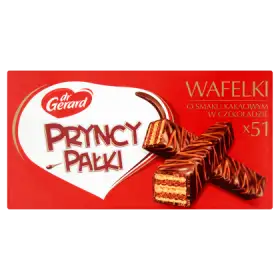 dr Gerard PryncyPałki Classic Wafelki o smaku kakaowym w czekoladzie 1,071 kg (51 sztuk)