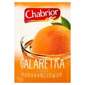 Galaretka o smaku pomarańczowym