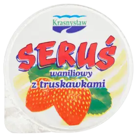 Krasnystaw Seruś Serek waniliowy z truskawkami 150 g