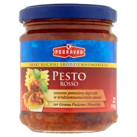 Podravka Smak kuchni śródziemnomorskiej Pomidorowy sos pesto 190 g