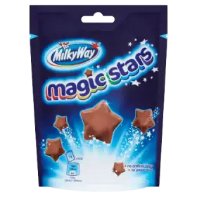 Milky Way Magic Stars Gwiazdki z puszystej mlecznej czekolady 91 g