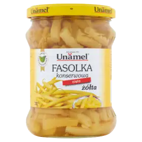 Unamel Fasolka konserwowa zółta cięta 440 g