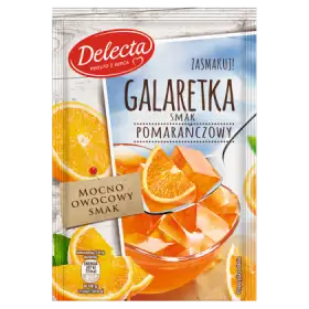 Delecta Galaretka smak pomarańczowy 75 g