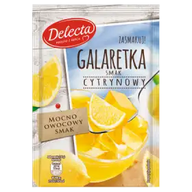 Delecta Galaretka smak cytrynowy 75 g