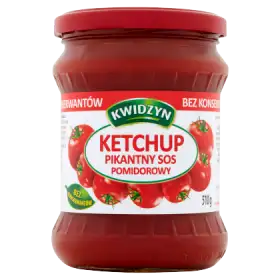 Kwidzyn Ketchup sos pomidorowy pikantny 510 g