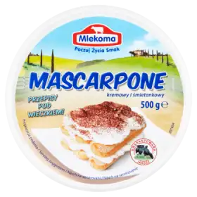 Mlekoma Mascarpone kremowy i śmietankowy 500 g