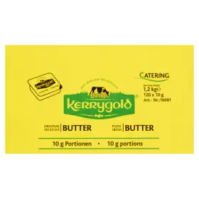 Kerrygold Oryginalne masło irlandzkie 1,2 kg (120 x 10 g)