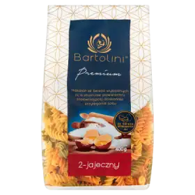 Bartolini Premium Makaron 2-jajeczny świderek nr 2 smakowy 400 g
