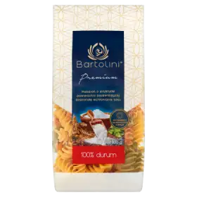 Bartolini Premium Makaron 100% durum świderek nr 4 smakowy 400 g