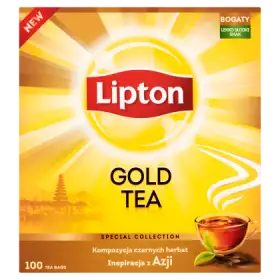 Lipton Gold Herbata czarna 150 g (100 torebek)