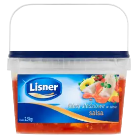 Lisner Filety śledziowe w sosie salsa 2,5 kg