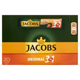 Jacobs Original 3in1 Rozpuszczalny napój kawowy 304 g (20 x 15,2 g)