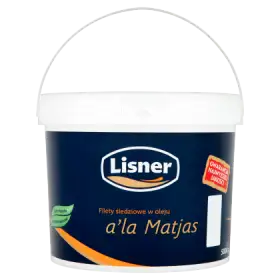 Lisner Filety śledziowe w oleju a'la Matjas 5000 g