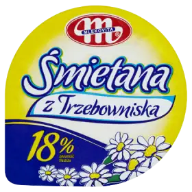 Mlekovita Śmietana z Trzebowniska 18% 250 g