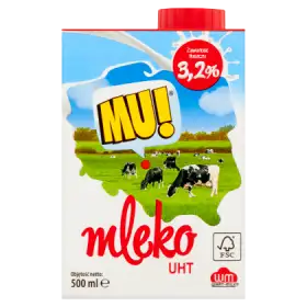 Mu! Mleko UHT 3,2% 500 ml