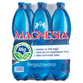 Magnesia Naturalna woda mineralna niegazowana 6 x 1,5 l
