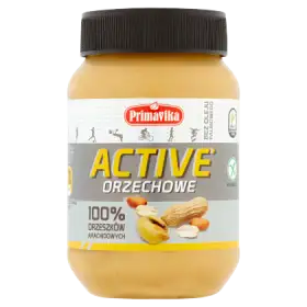 Primavika Active Pasta orzechowa 100% orzeszków arachidowych 470 g