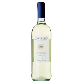 Contadino Wino białe półwytrawne włoskie 750 ml