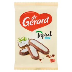 dr Gerard Tropical Herbatniki z kremem śmietankowym polewą kakaową i wiórkami kokosowymi 300 g
