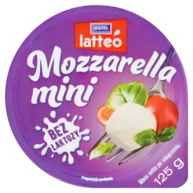 OSM Grodzisk Mazowiecki latteó Mozzarella mini bez laktozy 125 g