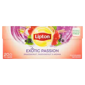 Lipton Exotic Passion Herbatka pitaja marakuja i aronia 32 g (20 torebek)
