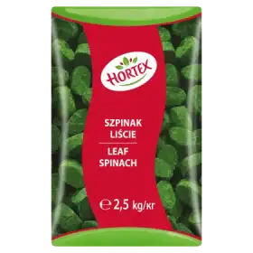 Hortex Szpinak liście 2,5 kg 