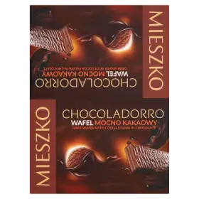 Mieszko Chocoladorro Wafel mocno kakaowy 35 x 34 g