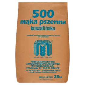 Młyny Stoisław Mąka pszenna koszalińska typ 500 25 kg