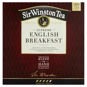 Sir Winston Tea Supreme English Breakfast Herbata czarna 180 g (100 x 1, 8 g)