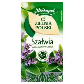 Herbapol Zielnik Polski Herbatka ziołowa szałwia 24 g (20 x 1,2 g)