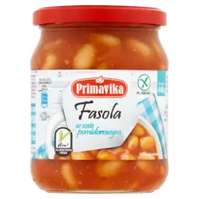 Primavika Fasola w sosie pomidorowym 440 g
