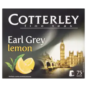 Earl Grey Lemon Herbata czarna aromatyzowana 75 torebek