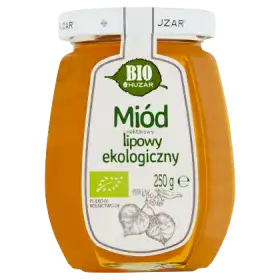 Huzar Bio Miód nektarowy lipowy ekologiczny 250 g