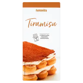 Terravita Czekolada mleczna nadziewana tiramisu 100 g