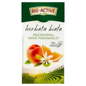 Big-Active Herbata biała brzoskwinia kwiat pomarańczy 30 g (20 x 1,5 g)