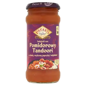 Patak's Indyjski sos pomidorowy Tandoori z cebulą wędzoną papryką i migdałami 350 g
