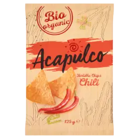 Acapulco Chipsy kukurydziane smażone o smaku chilli pikantne 125 g