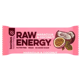 Bombus Raw Energy Maracuja & Coconut Baton owocowy 50 g