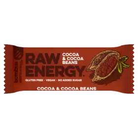 Bombus Raw Energy Cocoa & Cocoa Beans Baton owocowy 50 g