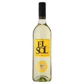 El Sol España Wino białe półsłodkie hiszpańskie 750 ml