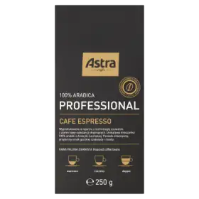Astra Professional Cafe Espresso Kawa palona ziarnista 250 g
