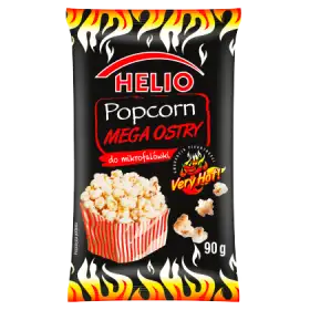 Helio Popcorn mega ostry do mikrofalówki 90 g