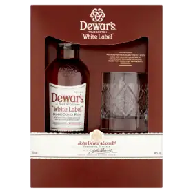 Dewar's White Label Szkocka whisky typu blend 700 ml i szklanka
