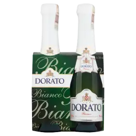 Dorato Bianco Wino białe słodkie musujące polskie 4 x 200 ml
