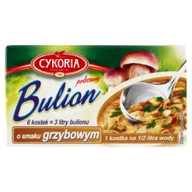 Cykoria Bulion o smaku grzybowym 60 g (6 x 10 g)