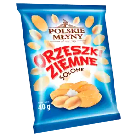 Polskie Młyny Orzeszki ziemne solone 40 g