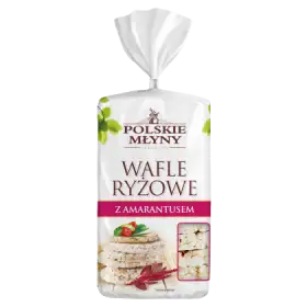 Polskie Młyny Wafle ryżowe z amarantusem 100 g
