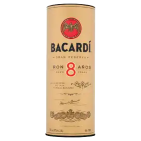 Bacardi 8 Años Rum 700 ml