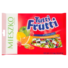Mieszko Tutti Frutti Karmelki z nadzieniem galaretkowym 1 kg